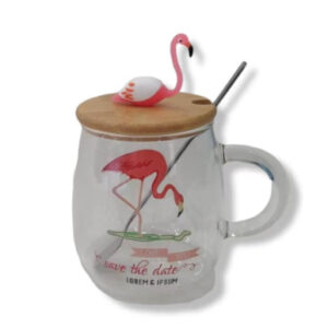 JARRA FLAMINGO 7.5*9.7CM