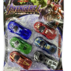 SET CARRITO AVENGERS 4PCS