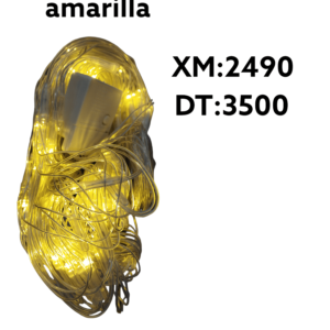 MALLA DE LUCES 120LED AMARILLO NAVIDENAS 1.5*1.5(100)