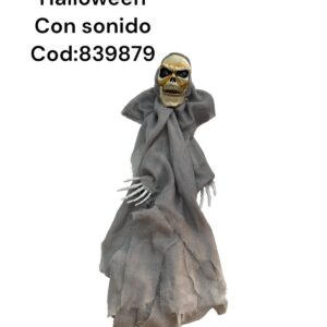 MUNECO HALLOWEEN: 70X50CM. BLANCO, NEGRO(100)