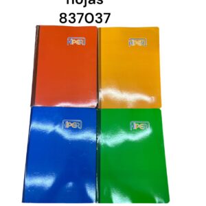 CUADERNO COSIDO COLOR LISO 100HOJAS 18*24.5CM HIPER (80)