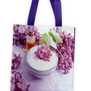 BOLSA DE REGALO DISENO LAVANDA 22X23X11CM