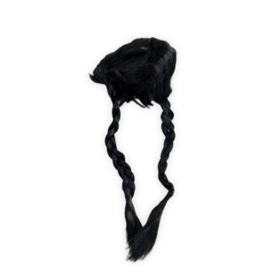 PELUCA CABELLO NEGRO DOBLE TRENZA