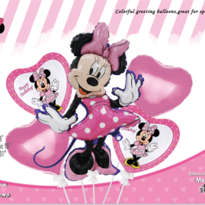 SET DE GLOBOS MINNIE