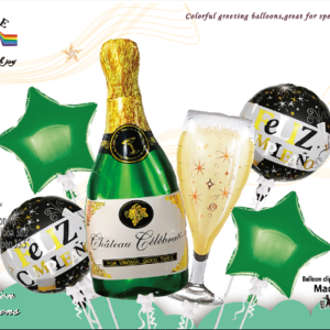 SET DE GLOBOS VINO VERDE