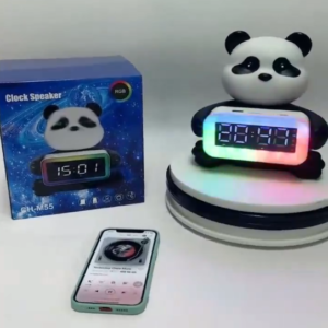 RELOJ DE PANDA CON LUZ RGB