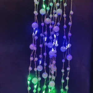 CORTINA DE PERLAS AMARILLA 3MX2M