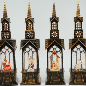 ADORNO IGLESIA NAVIDENA BATERIA+USB