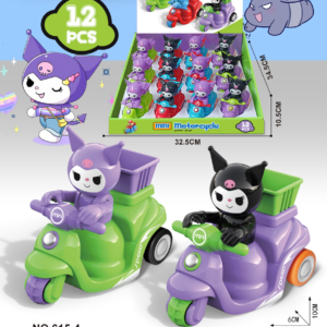 JUGUETE MOTOCICLETA DE COLECCION KUROMI