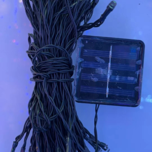 LUZ NAVIDEÑA SOLAR COLOR AMARILLA 5M 50LED