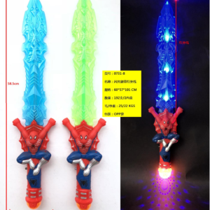 ESPADA JUG SPIDERMAN CON LUZ(192)