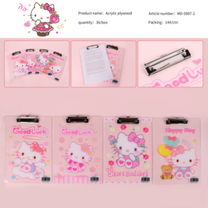 TABLA PRENSA PAPEL HELLO KITTY 36PCS CAJA(144)
