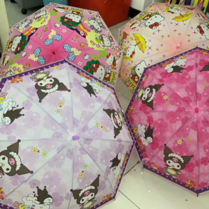 SOMBRILLA KUROMI HELLO KITTY 50CM8K(100)