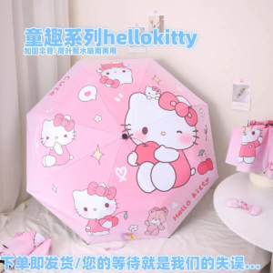 SOMBRILLA HELLO KITTY 55CM8K(100)