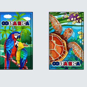 ADORNO CON IMAN DE COSTA RICA PARA REFRI (624)