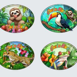 ADORNO CON IMAN DE COSTA RICA PARA REFRI (576)