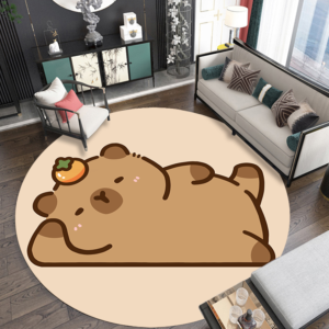ALFOMBRA CAPYBARA REDONDA 80*80 CM (50)