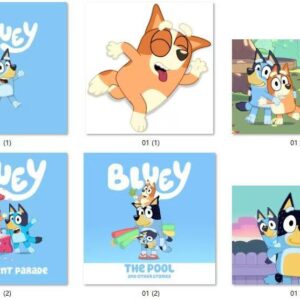 Almohada Bluey & Bingo 43*43 Cm