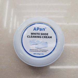 Limpiador para zapatillas blancas en crema