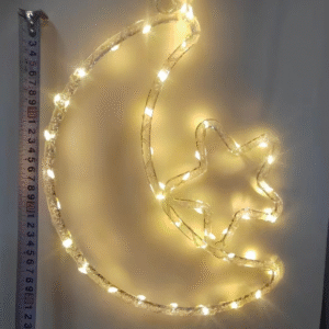 LUCES LED FORMA LUNA CON ESTRELLA(50)