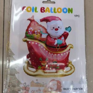 GLOBO INFLABLE PAPA NOEL 59*74CM