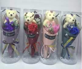 REGALO OSITO CON ROSA