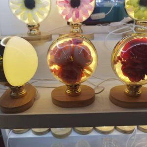 Decorativo de rosa con luz 13cm(240)