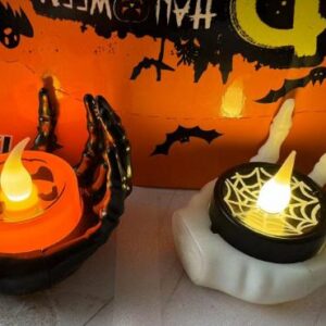 LUCES DE CANDELA CON MANO