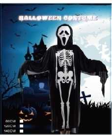 DISFRAZ ESQUELETO 110CM
