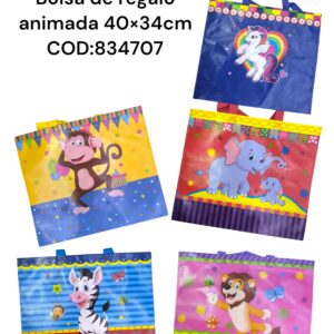 BOLSA REGALO ANIMADAS 40*34 CM (1200)
