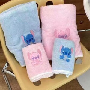 TOALLA PARA BANO AZUL 8 Y ROSA 4