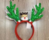 DIADEMA CUERNO DE VENEDO CON LUZ NAVIDENO