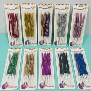 CANDELA CUMPLEANO Y-3 12PCS