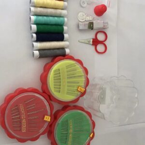 JUEGO DE COSER HILOS Y AGUJA