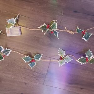 NAVIDAD LUCES NAVIDENA ALIMENTADA CON BATERIA AA 2MTS(200)