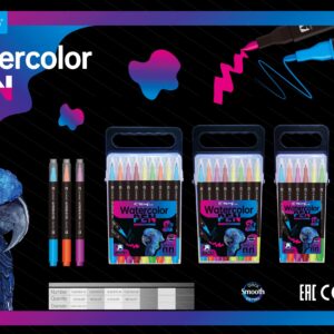 ESCOLAR 24 COLORES ACUARELA YL221813-24 *CAJITA* (60)