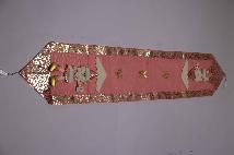 OFERTA CAMINO DE MESA LINO ROSA NAVIDENA 170x35cm