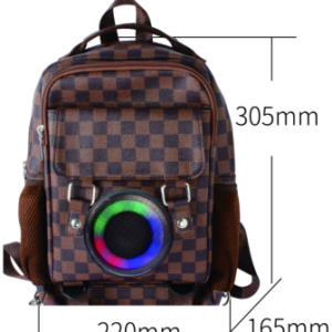 BOLSO CON PARLANTE 220*165*305mm