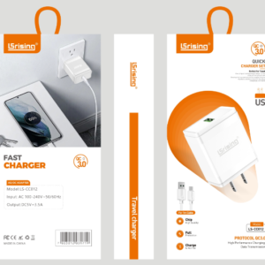CARGADOR LS-CC0012 QC 3.0A USB-C